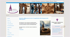 Desktop Screenshot of kirche-althengstett.de