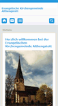 Mobile Screenshot of kirche-althengstett.de
